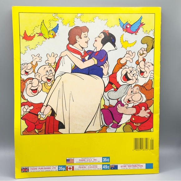 Vintage Disney Panini Snow White Sticker Album – Mostly Complete & Pristine - Picture 11 of 14
